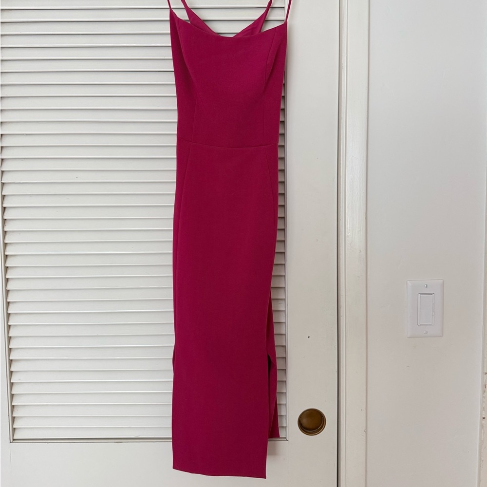 Elegant Pink Sleeveless Dress